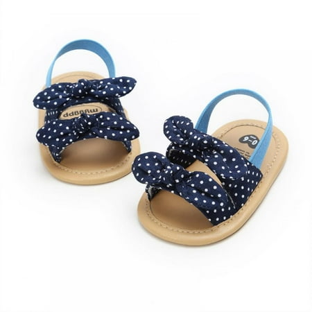 Baby Boys Girls Sandals Summer Infant Newborn Dress Flats Shoes Soft Crib Shoes Beach Sandals First Walkers Prewalker Shoes