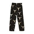 thumbnail image 5 of Balery Cow Skulls print Men's Pajama Pants,Ultra Lightweight Pjs,Lounge Pant-Large, 5 of 9