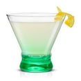thumbnail image 3 of JoyJolt HUE 7 oz Martini Glasses Colored Base Set of 6, 3 of 13