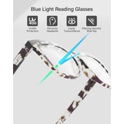3-Pack Women Reading Glasses with Blue Light Blocking and Anti-Glare Features +2.50