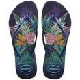 thumbnail image 1 of Havaianas Women's Slim Tropical Flip Flop Sandals, Pink Porcelain, Size 9/10, 1 of 5