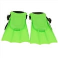 thumbnail image 4 of 6x Ninos Adultos Aletas Ajustables Natacion Buceo Aletas de Natacion - Verde,S: 25-30, 4 of 5