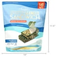 thumbnail image 5 of Seafire Roasted Seaweed Sandwich 0.3 Ounce (Pack of 18), 5 of 5