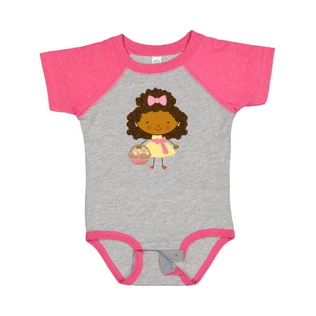 

Inktastic Easter African American Girl Gift Baby Girl Bodysuit