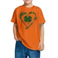 thumbnail image 4 of FAIWAD Hauts pour Enfants pour la Saint-Patrick Manches Courtes Col Rond Ample Confortable Chandail Garçons Filles T-Shirts Imprimés Mignons, 4 of 4