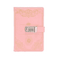 thumbnail image 1 of Agenda De Cuero Con Candado Diario Personal 150 Hojas A5 rosa, 1 of 3