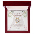 thumbnail image 1 of To My Girlfriend Forever my Soulmate Forever Necklace w Message Card, 1 of 8