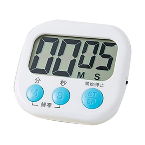 Reloj Digital ANGGREK Temporizador de Cocina Temporizador Electrónico Pantalla LED Grande