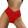 thumbnail image 1 of WZXFASHION sous-Vêtements en Dentelle pour Femmes Respirants Bikini Aguichant Léger Culottes Hipster Douces S m L Culottes Rouges G, 1 of 6