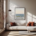 thumbnail image 2 of Catching the Morning Waves 03 - Ocean City Maryland Photography Surf Ocean Waves Seascape Beach Minimalist Coastal Black Framed Wall Art Print 9 x 12 inches, 2 of 4