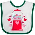 thumbnail image 3 of Inktastic Valentine's Day Gum-Ball Machine Boys or Girls Baby Bib, 3 of 4