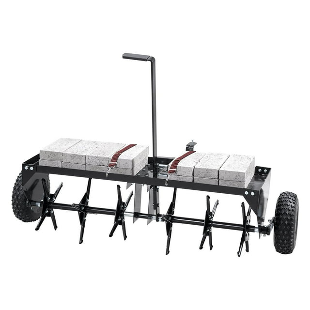 STAWAY Aérateur à Fiche 40 Pouces - Aération Profonde 3 Pouces, Capacité 100lbs, Hauteur Réglable, Installation Rapide - Booste la Croissance et la Santé de la Pelouse