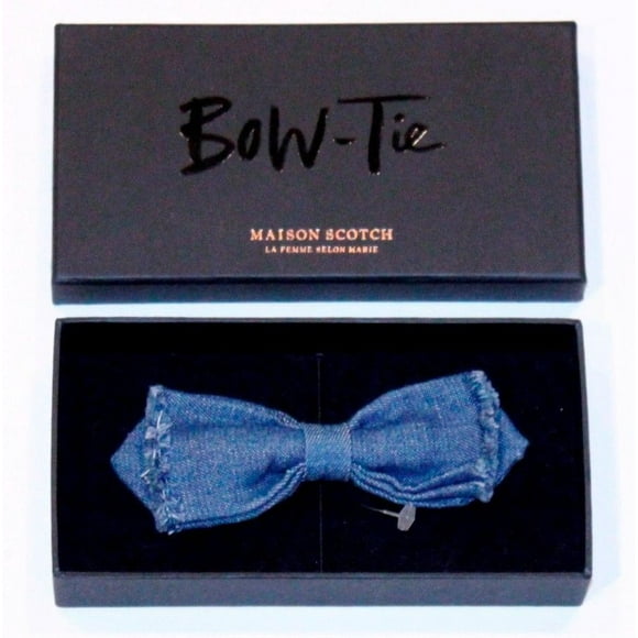 MAISON SCOTCH Jeans en DENIM avec Nœud Papillon, Déchirés, Neuf en Boîte