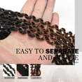 thumbnail image 3 of WEIF-Passion Twist Hair 18inch 8 Packs Water Wave Crochet Hair Bohemian Braiding Hair for Boho Locs Pre Looped Crochet Braids Hair for Black Women （T/30#）, 3 of 4