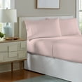 thumbnail image 3 of Pointehaven Flannel Deep Pocket Set with Oversized Flat Sheet, King, Rose Quartz, 3 of 7