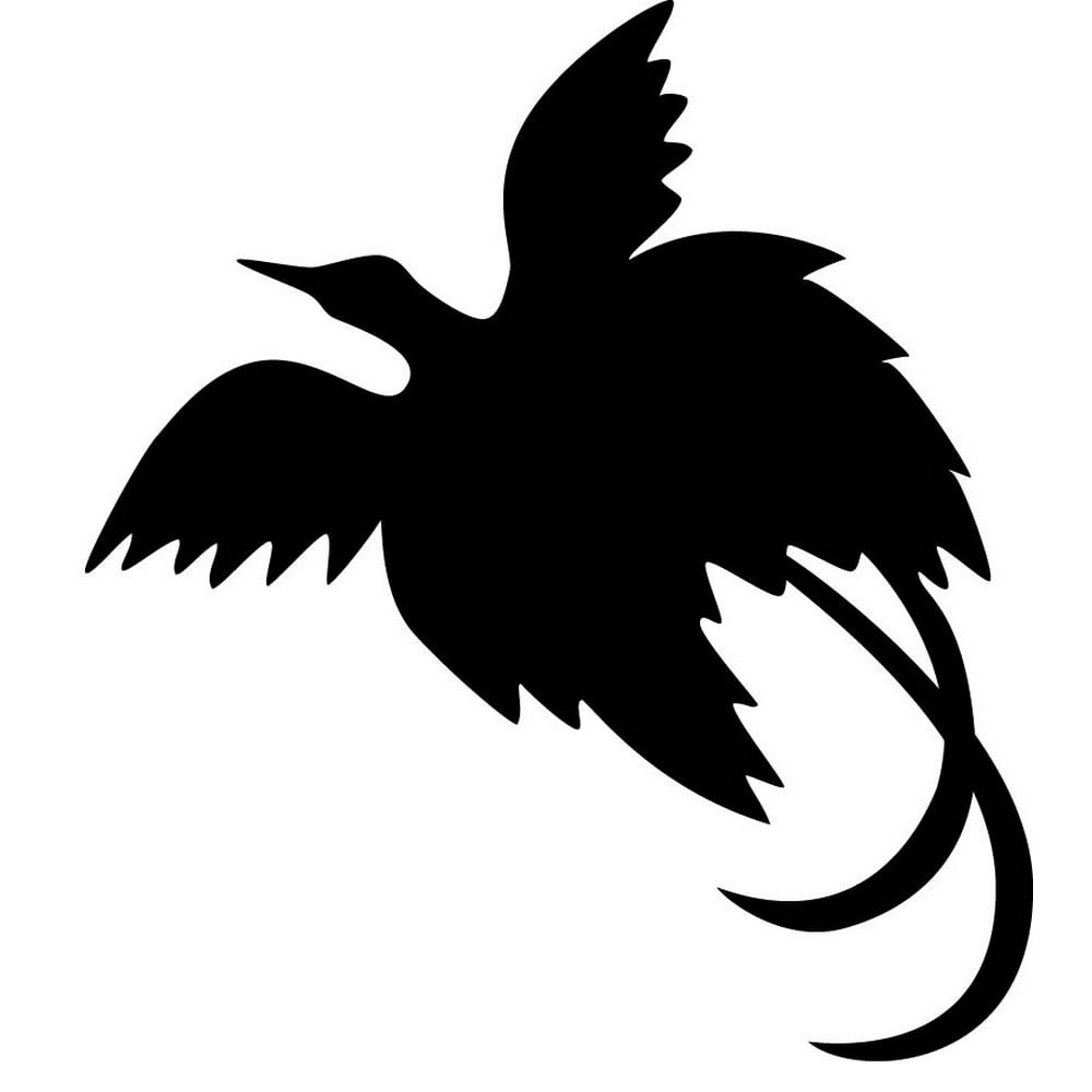 Black Bird Of Paradise Vinyl Decal Sticker|Cars Trucks Vans Walls