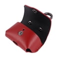 thumbnail image 3 of KAKOWELY Luxury Leather Bag for Wireless Earphone Case Cover with Keychain for Wireless Earphone Charging Box Cases Snap Closure Protective Cover Carrying Pouch Pocket Compatible for Pro 3 Fundas, 3 of 4