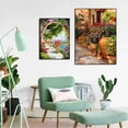 thumbnail image 5 of Pintura de diamante cuadrado redondo completo, paisaje, bosque, arte, imagen de diamantes de imitación, mosaico DIY 5D, punto de cruz, bordado, decoración del hogar, 5 of 5
