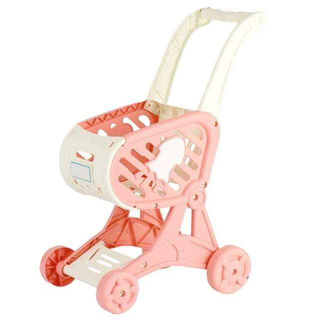 Children Shopping Cart, Toy Shopping Cart Plastic for Playing Toys Pink,Blue