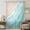 Teal Green, variant on Turquoise Waves Coastal Sheer Curtains 45 Inches Long, Summer Beach Ocean Seaside Light Filering Curtains, Breathable Simi Curtain Privacy Drapes for Kitchen Bathroom Small Window Treatment