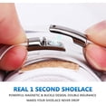 thumbnail image 4 of No Tie Elastic Shoelaces, With Magnetic Shoe Laces Lock - One Size Fits All Kids & Adult（Blue）, 4 of 7