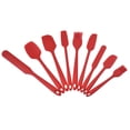 thumbnail image 4 of Utensilios de cocina Herramientas para hornear Utensilios de cocina de silicona en crema Juego de 9 Utensilios de cocina Cuchilla raspadora para pasteles, 4 of 6