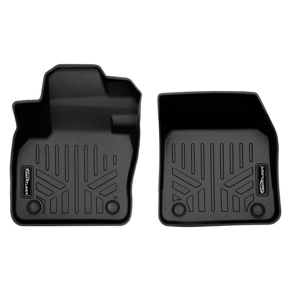 SMARTLINER Custom Fit All Weather 1st Row Black Floor Mat Liner Set Compatible With 2019-2022 Volvo XC40