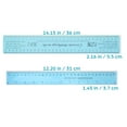 thumbnail image 2 of UPOUART 2-Pack Multifunctional Ceramic Clay Rulers with Plastic Shrinkage Scale for Precise Craft and Art Measurements, 2 of 6