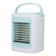 thumbnail image 2 of Enfriador de aire de mesa, humidificación, 3 engranajes, ajustable, portátil, fuerte viento, puerto USB, carga, ventilador de aire acondicionado para el hogar, 2 of 10
