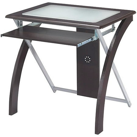 OSP Designs X-Test Computer Desk, Espresso