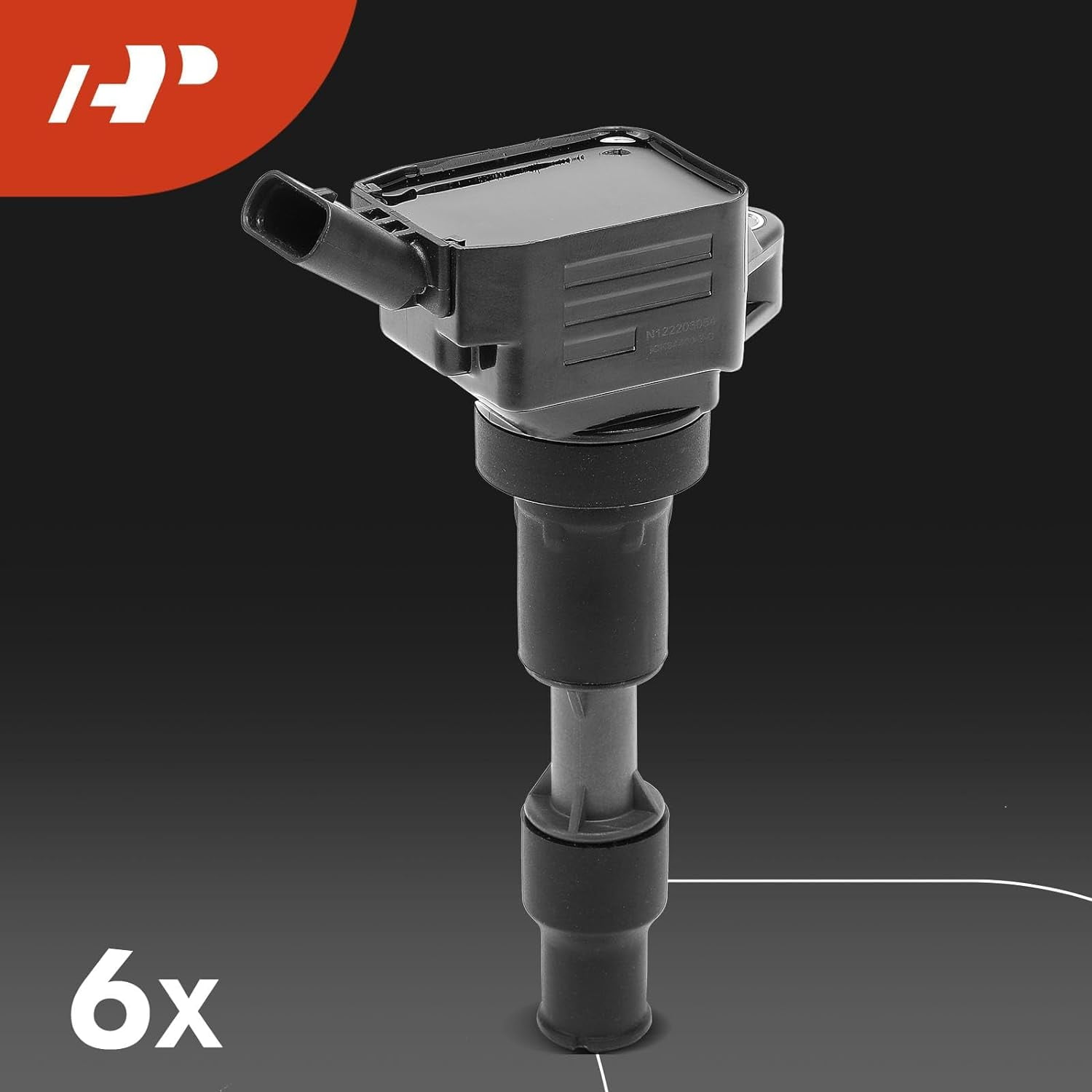 A-Premium Set of 6 Ignition Coil Pack and Iridium Spark Plugs Compatible with Kia Sedona 2018-2020, Telluride 2020, Cadenza 2016-2020, Sorento 2018-2020 & Hyundai Palisade 2020 & Genesis G80 2017-2020
