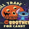 thumbnail image 3 of Lilo & Stitch - Will Trade Brother For Candy - Toddler And Youth Crewneck Fleece Sweatshirt, 3 of 5