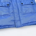 thumbnail image 5 of Boys Winter Hooded Parka Jacket with Faux Fur Trim Detachable Hood Zipper Closure Multiple Pockets Windproof Outerwear, 5 of 8