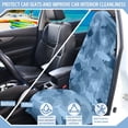 thumbnail image 6 of Binienty Fish Camo Blue Sweat Towel Car Seat Cover For Post Gym Workout Beach Hiking Anti-Slip Waterproof Bucket Seat Cover for Sedan Truck Van, 6 of 8