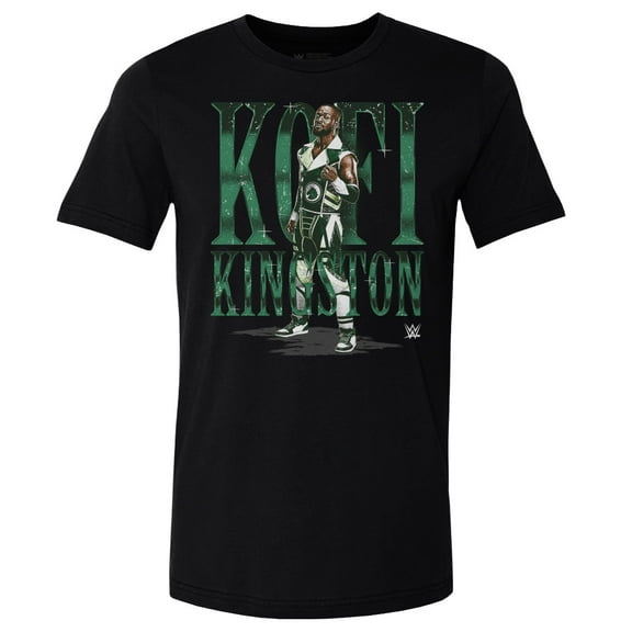 Men's 500 Level Black Kofi Kingston Name T-Shirt
