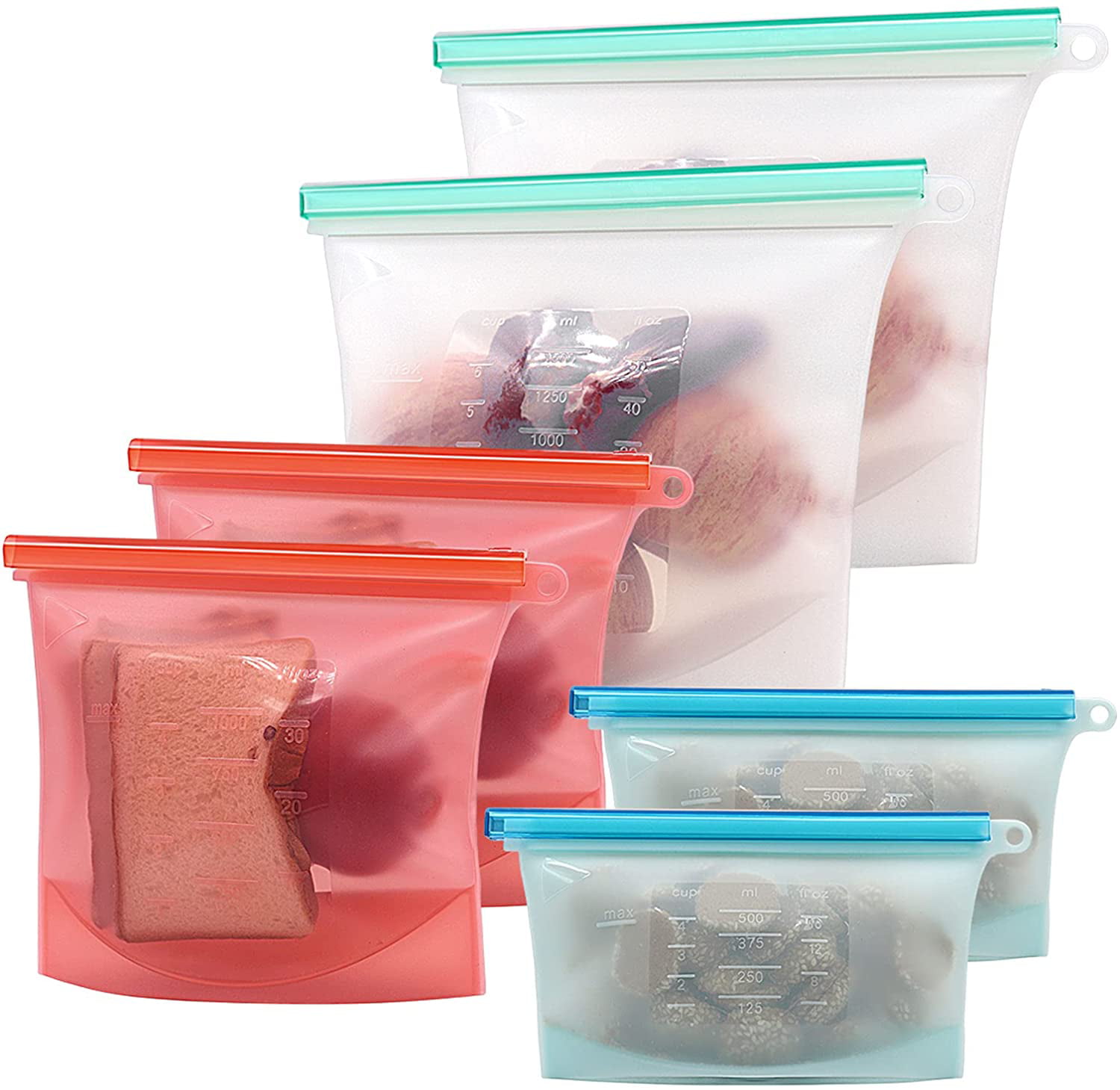 Sandwich Bag Value Pack 200 Count Fold Close Disposable Food Storage Bag 1/PACK 