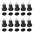 thumbnail image 1 of Glisseurs Profil Haut de Remplacement pour Chaise de Bureau Sans Roues & Tabouret de Bar, Roulettes Fixes, 1 of 4