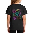 thumbnail image 7 of ATOGUTA Girls Beach Shirts Soft Tees Kids Tshirts Clothes Summer Tops T-Shirt Black, Size 1T-12, 7 of 7