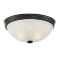 thumbnail image 4 of Sleek 2-Light Ceiling Light in English Bronze, 4 of 5