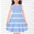 thumbnail image 4 of Birdeem Robe Sans Manches Col Rond Mode Filles Été Nouvelle Robe Imprimée Col Rond Sans Manches, 4 of 12