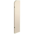 thumbnail image 4 of 6 ft. Modern Arch Velvet Room Divider Cream 3 Panel, 4 of 7