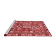 thumbnail image 2 of Ahgly Company Machine Washable Indoor Rectangle Abstract Red Modern Area Rugs, 6' x 9', 2 of 4