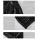 thumbnail image 3 of Puntoco, cárdigan de cuero con cremallera sólida a la moda para mujer, con bolsillo, abrigo corto, chaqueta, liquidación Puntoco Puntoco-231, 3 of 5
