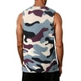 thumbnail image 4 of Trgacdwlo S-5XL Big and Tall Camo Tank Tops for Men Lightweight Breathable Men Sleeveless Shirt Plus Size Gym Athletic Shirts, 4 of 4