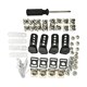 thumbnail image 3 of Adaptador de correa de la barbilla de reemplazo de reemplazo de reemplazo de la barbilla de reemplazo de casco de hockey de 53pcs, kit de hardware del, 3 of 8