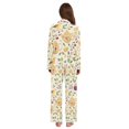 thumbnail image 3 of FORMRS Womens Pajama Set Long Sleeve Top and Pants with Pockets Soft Comfy Lounge Sleepwear, Sizes S-2XL, Birds Tea Time, 3 of 7