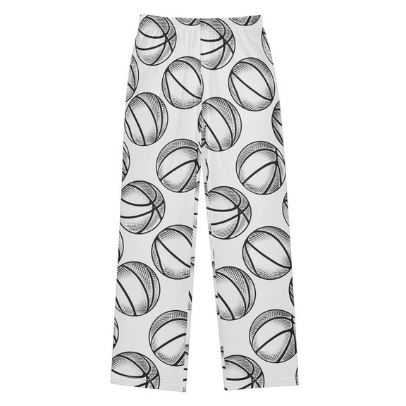 joogoo Basketballs-z1 Pajama Pants Pj Bottoms Sleepwear Lounge L