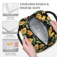 thumbnail image 5 of Haiem Sunflowers And Bird Printed Lunch Bag Women, Lunch Box Lunch Bag for Women, Small Leakproof Cute Lunch Tote Large Capacity Reusable Insulated Cooler Lunch Container, 5 of 6