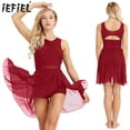 thumbnail image 2 of Vestido de bailarina con tutú para mujer, trajes de baile de ballet contemporáneo, ropa de baile para mujer, leotardos de gimnasia, vestidos de baile lírico, 2 of 5