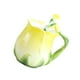 thumbnail image 3 of Taza de café Flower Copa de beber taza de la mañana 320 ml de rosa con cuchara para bebidas calientes café con leche café café leche amarillo, 3 of 8